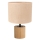 Lampada da tavolo KRETA 1xE27/25W/230V quercia/arancione quercia