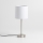 Lampada da tavolo LED 1xE14/5W/230V bianco/cromo satinato