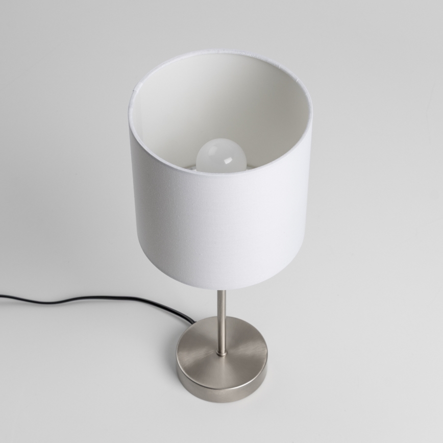 Lampada da tavolo LED 1xE14/5W/230V bianco/cromo satinato