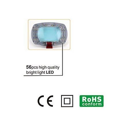 Lampada da tavolo LED con lente d'ingrandimento LED/7W/230V 6500K bianco