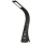 Lampada da tavolo LED dimmerabile a sfioramento con display LED/7W/5V nera