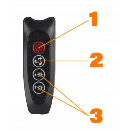 LED lampada da tavolo dimmerabile a sfioramento flessibile con clip LED/10W/5/230V 3000/4000/6000K nera