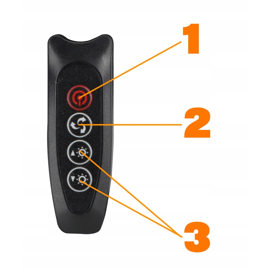 LED lampada da tavolo dimmerabile a sfioramento flessibile con clip LED/10W/5/230V 3000/4000/6000K nera