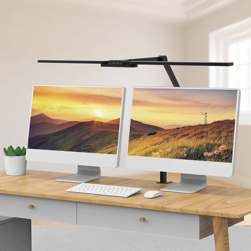 LED Dimmerabile touch flessibile lampada da tavolo POINTIQ LED/24W/230V 3000-6500K CRI 92 nero