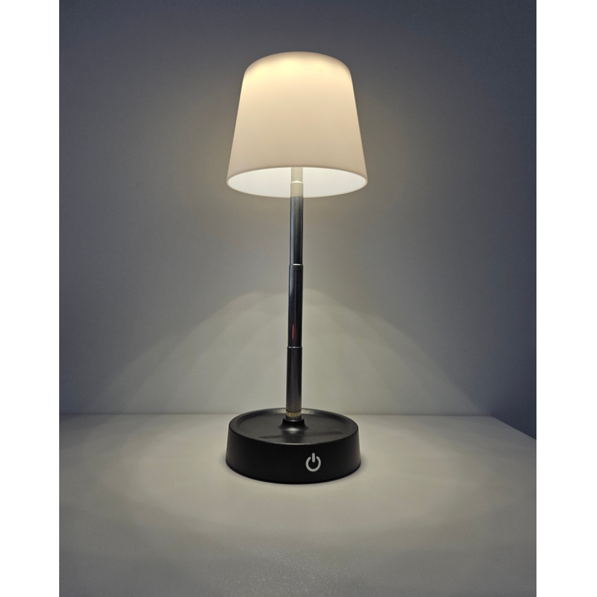 Lampada da tavolo LED dimmerabile con funzione Touch LED/3W/5V USB 800 mAh bianco