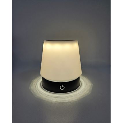 Lampada da tavolo LED dimmerabile con funzione Touch LED/3W/5V USB 800 mAh bianco