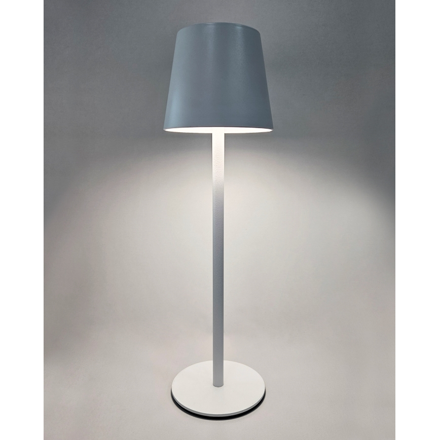 Lampada da tavolo LED dimmerabile con funzione Touch LED/5W/5V USB 1200 mAh bianco