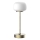 Lampada da tavolo LED dimmerabile con funzione Touch RIMINI LED/2W/5V USB 2000 mAh oro/bianco