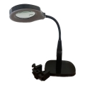 Lampada da tavolo LED dimmerabile con lente d