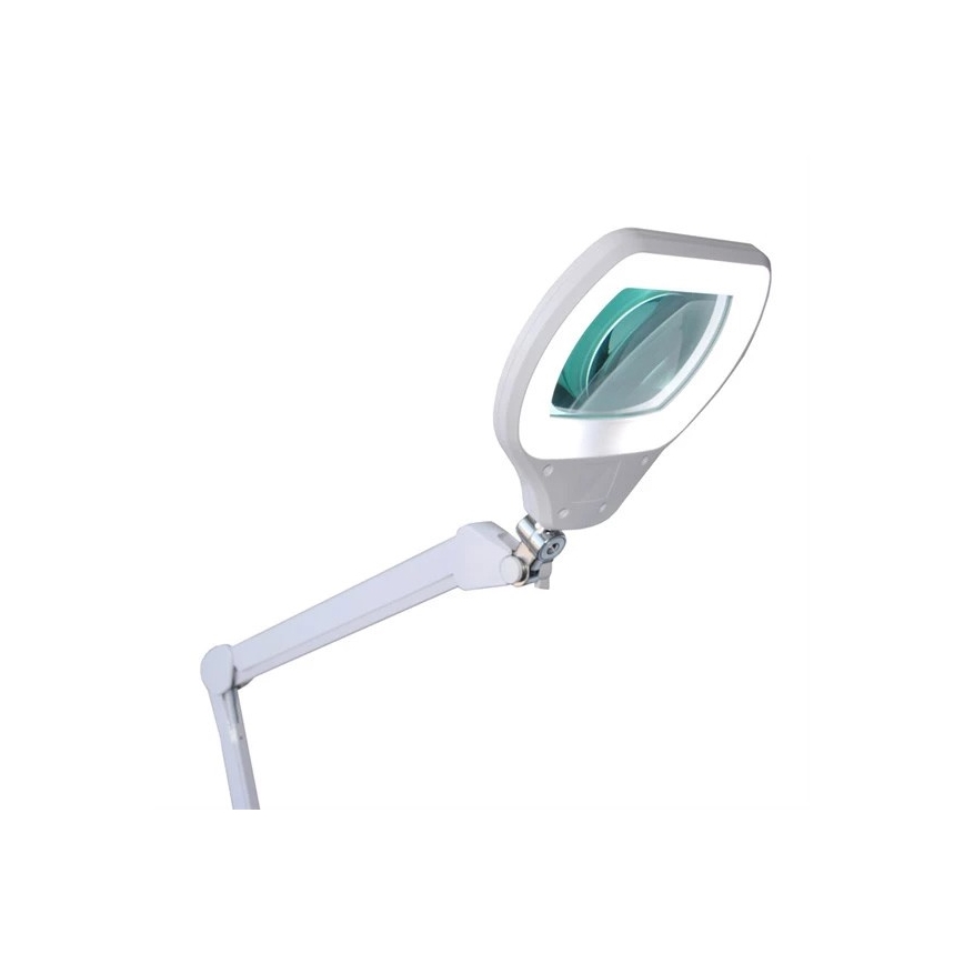 Lampada da tavolo LED dimmerabile con lente d'ingrandimento LED/12W/230V bianca