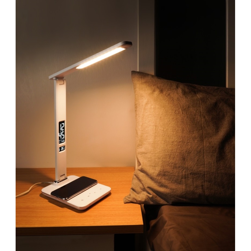 Lampada da tavolo LED dimmerabile con ricarica wireless LED/8,5W/12V