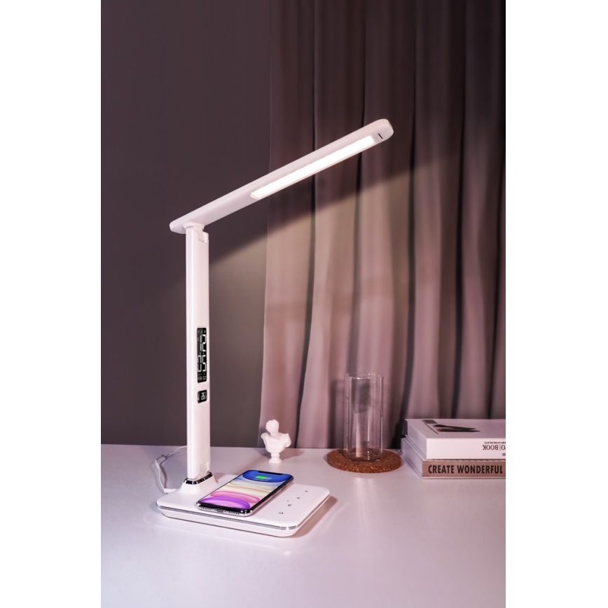 Lampada da tavolo LED dimmerabile con ricarica wireless LED/8,5W/12V
