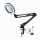 Lampada da tavolo LED dimmerabile con una lente d'ingrandimento LED/22W/5V 4000-6000K nero
