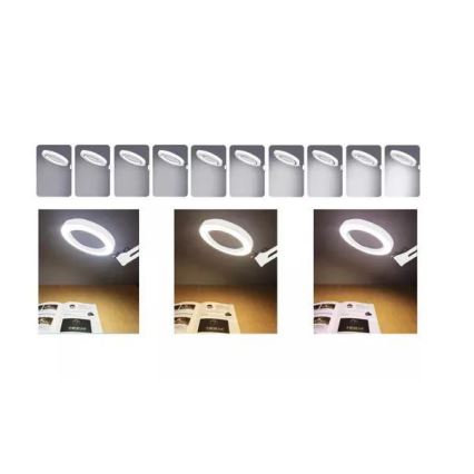 Lampada da tavolo LED dimmerabile con una lente d'ingrandimento LED/6W/5V 3000K/4000K/6000K bianco
