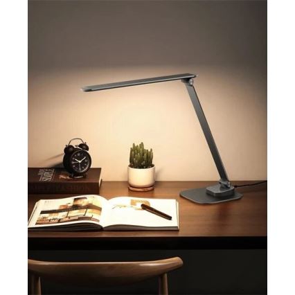 Lampada da tavolo LED dimmerabile con USB LED/7,5W/230V 3000K/4000K/5500K antracite