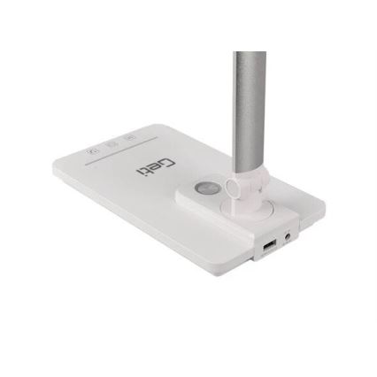 Lampada da tavolo LED dimmerabile con USB LED/9W/230V 3000K/4000K/5500K bianco