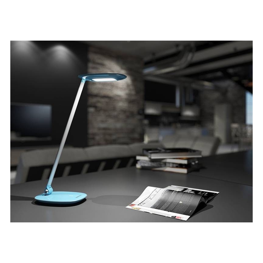 Lampada da tavolo LED dimmerabile con USB MOANA LED/6W/230V rosa