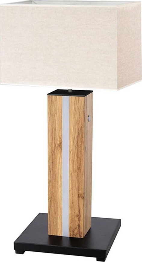 Lampada da tavolo LED dimmerabile FLAME 1xE27/40W+ LED/4,6W/230V 56,5 cm quercia