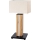 Lampada da tavolo LED dimmerabile FLAME 1xE27/40W+ LED/4,6W/230V 56,5 cm quercia