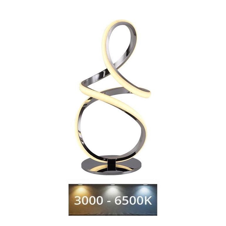 Lampada da tavolo LED dimmerabile LED/28W/230V 3000/4000/6500K cromo lucido