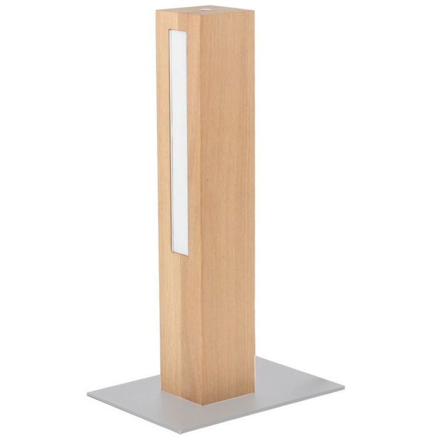 Lampada da tavolo LED dimmerabile LEON LED/9W/230V quercia