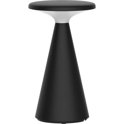 LED Dimmerabile touch per esterni lampada da tavolo PAROS LED/1,8W/5V USB 1800 mAh IP44 nero