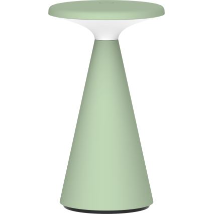 LED Dimmerabile touch per esterni lampada da tavolo PAROS LED/1,8W/5V USB 1800 mAh IP44 verde