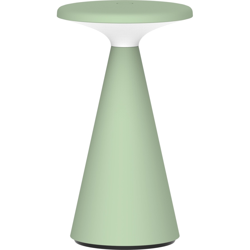 LED Dimmerabile touch per esterni lampada da tavolo PAROS LED/1,8W/5V USB 1800 mAh IP44 verde