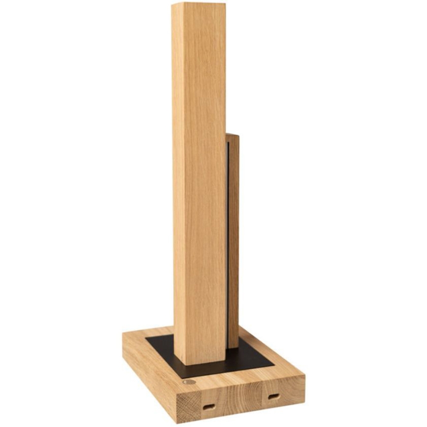 Lampada da tavolo LED dimmerabile SOHO BLACK LED/10W/230V 45 cm quercia