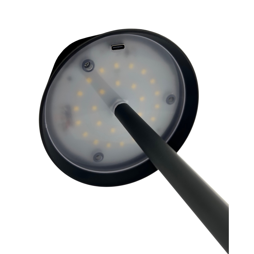 Lampada da tavolo LED dimmerabile con touch LED/5W/5V USB 1200 mAh nero