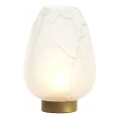 Lampada da tavolo LED GINNY LED/2xAA bianca