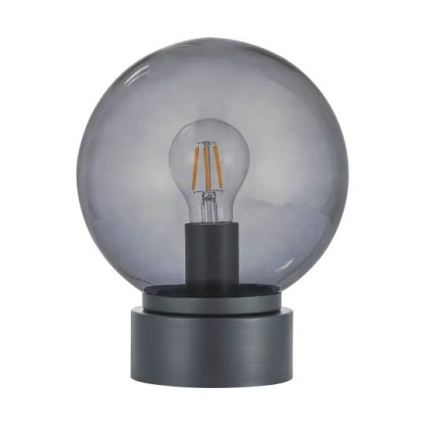 Lampada da tavolo LED JIMMY 1xE27/60W/230V antracite/nero fumé