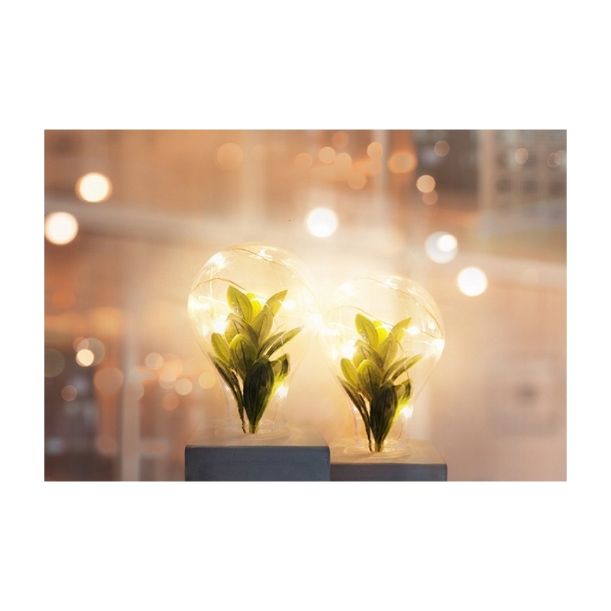 Lampada da tavolo LED LIV LED/2xAAA grigio