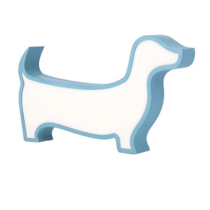 Lampada da tavolo LED per bambini DOG LED/12W/230V blu