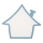 Lampada da tavolo LED per bambini HOUSE LED/10W/230V blu