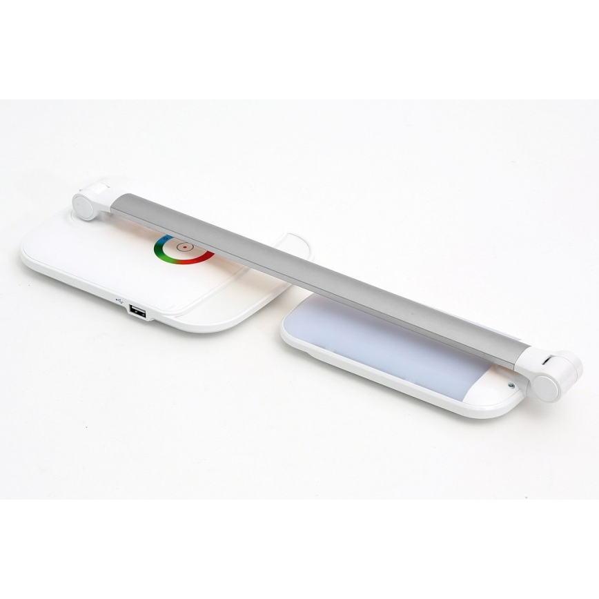 Lampada da tavolo LED RGB dimmerabile con touch LED/18W/230V + USB