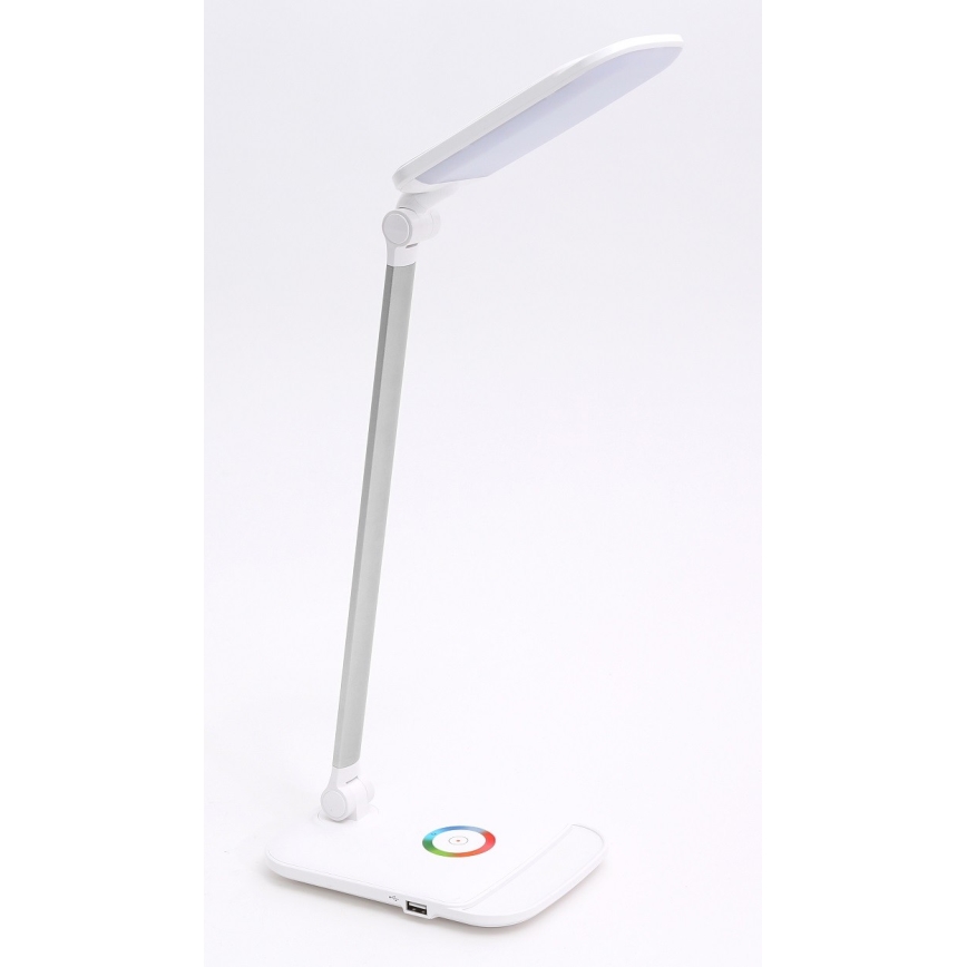 Lampada da tavolo LED RGB dimmerabile con touch LED/18W/230V + USB