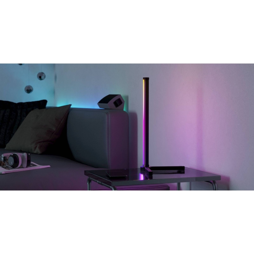 Lampada da tavolo dimmerabile LED RGBIC, 5,9W / 230V / 3000K + telecomando