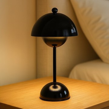 Lampada da tavolo LED ricaricabile a sfioramento COSTA LED/3W/5V 2400 mAh 3000-6000K nera