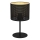 Lampada da tavolo LOFT SHADE 1xE27/60W/230V diametro 18 cm nero/oro