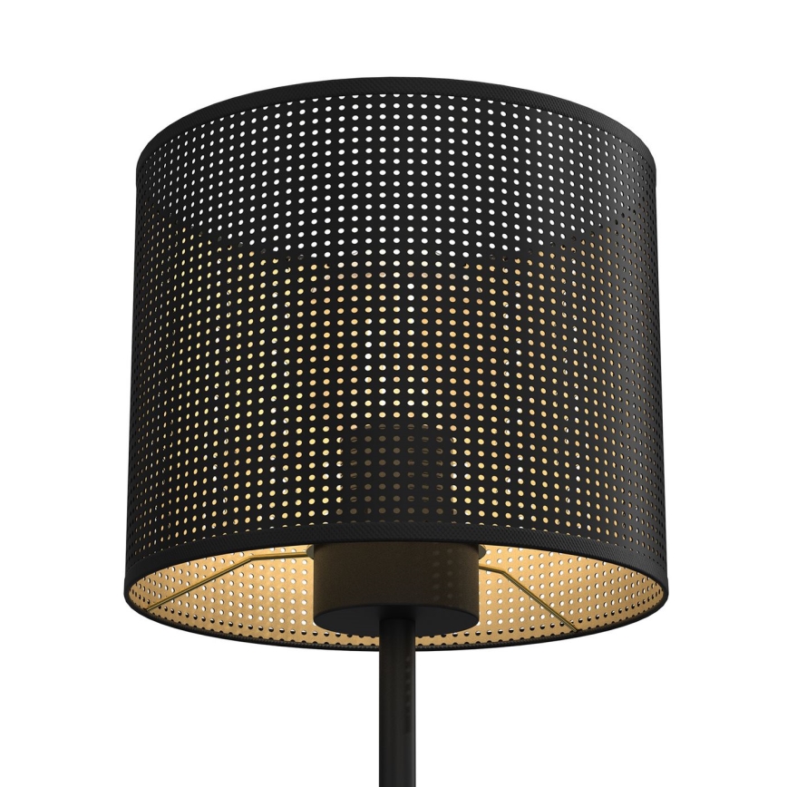 Lampada da tavolo LOFT SHADE 1xE27/60W/230V diametro 18 cm nero/oro