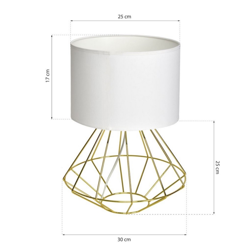 Lampada da tavolo LUPO 1xE27/60W/230V