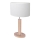 Lampada da tavolo MERCEDES 1xE27/40W/230V 46 cm bianco/quercia