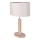 Lampada da tavolo MERCEDES 1xE27/40W/230V 46 cm color crema/quercia