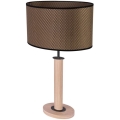 Lampada da tavolo MERCEDES 1xE27/40W/230V 60 cm marrone/quercia