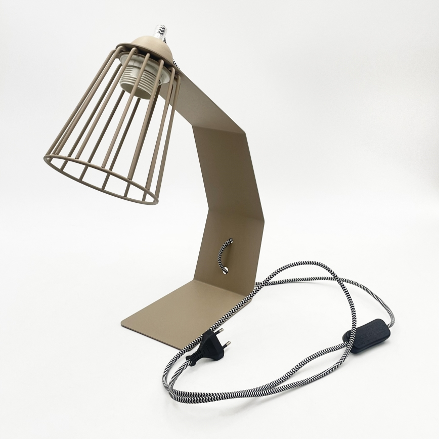 Lampada da tavolo NANDO 1xE27/15W/230V beige