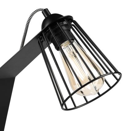 Lampada da tavolo NANDO 1xE27/15W/230V nera