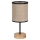 Lampada da tavolo NEGRO 1xE27/25W/230V quercia