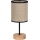 Lampada da tavolo NEGRO 1xE27/25W/230V rovere