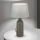 Lampada da tavolo ORCHID 1xE27/40W/230V ceramiche marrone/grigio